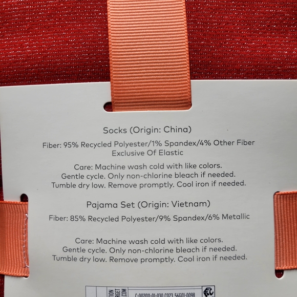 NEW! Colsie Women's 3pc Socks and Pajama Set - Red - Picture 7 of 8